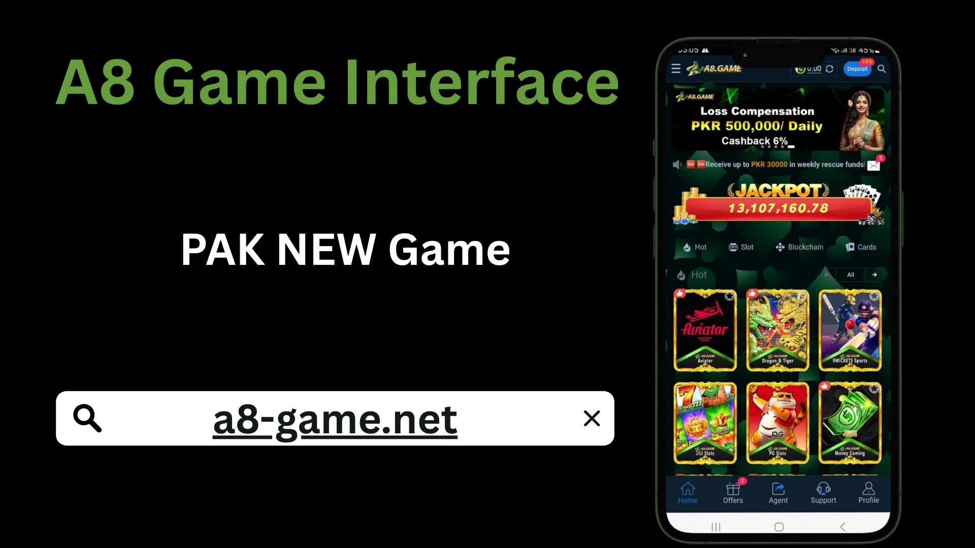 a8 game interface